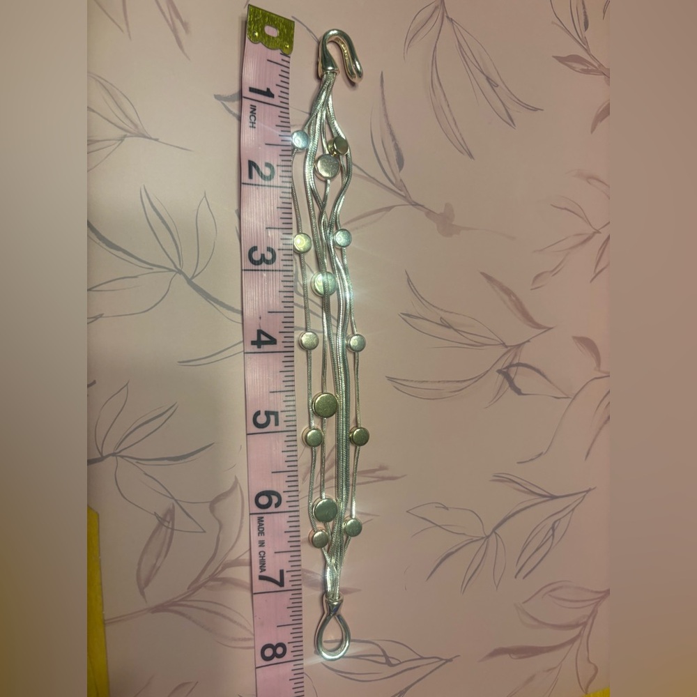 Silver Multi-Strand Bracelet - Picture 2 of 2